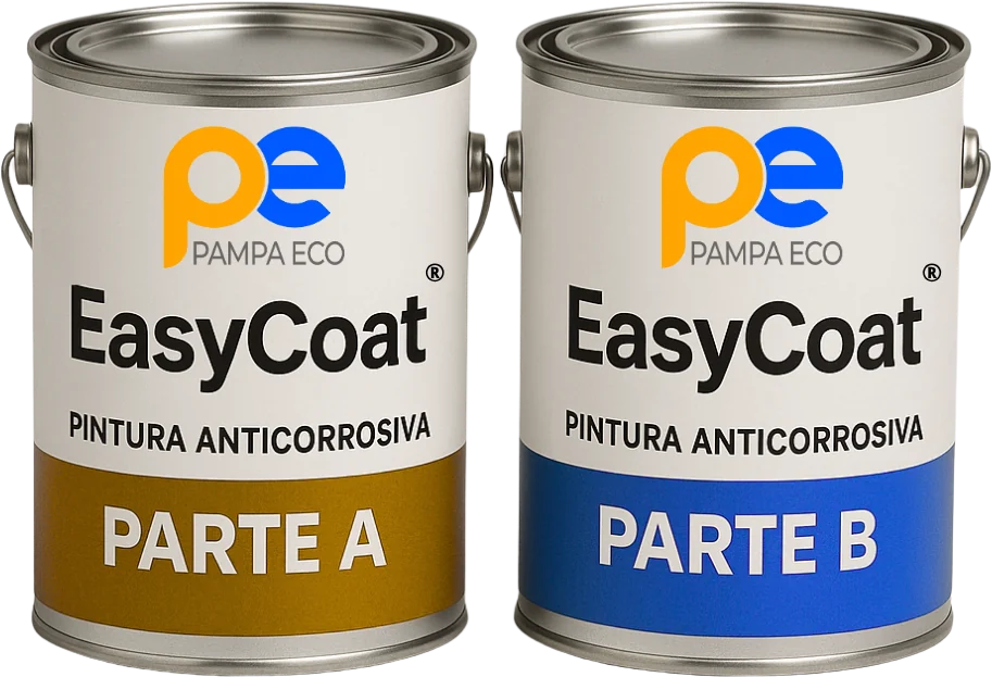 EasyCoat® kit: part A can and part B can.